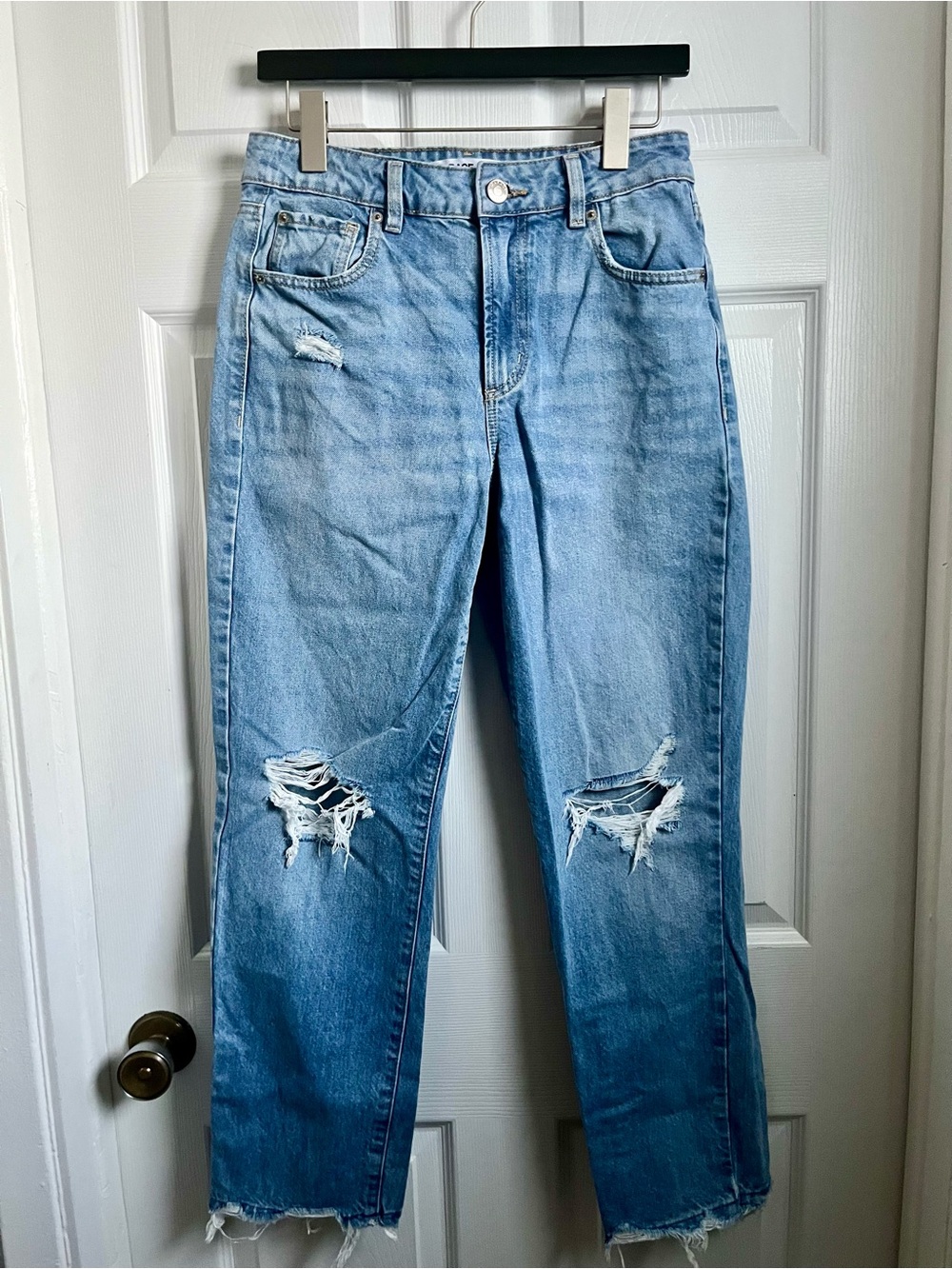 3/25$💥 Jeans Garage Denims Size 7 / 28 Vintage Straight Mom Straight Ripped